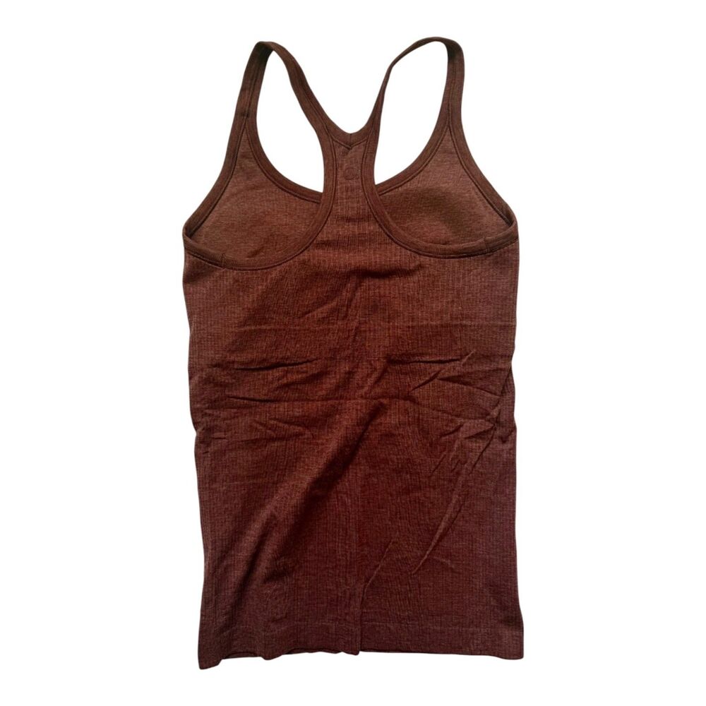Lululemon Ebb to Street Tank Top Size 6 Ancient Copper Built In Bra - Picture 2 of 8